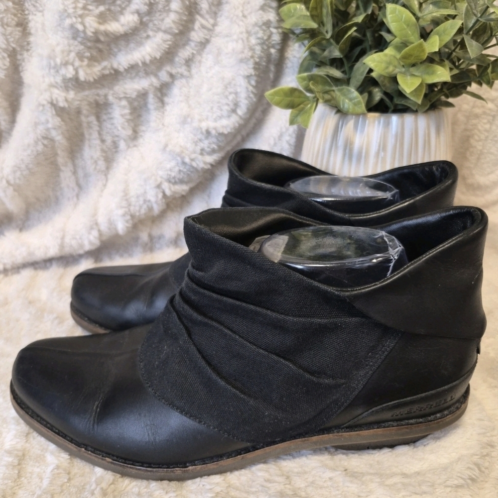 Merrell Black Ankle Boots - Picture 4 of 11